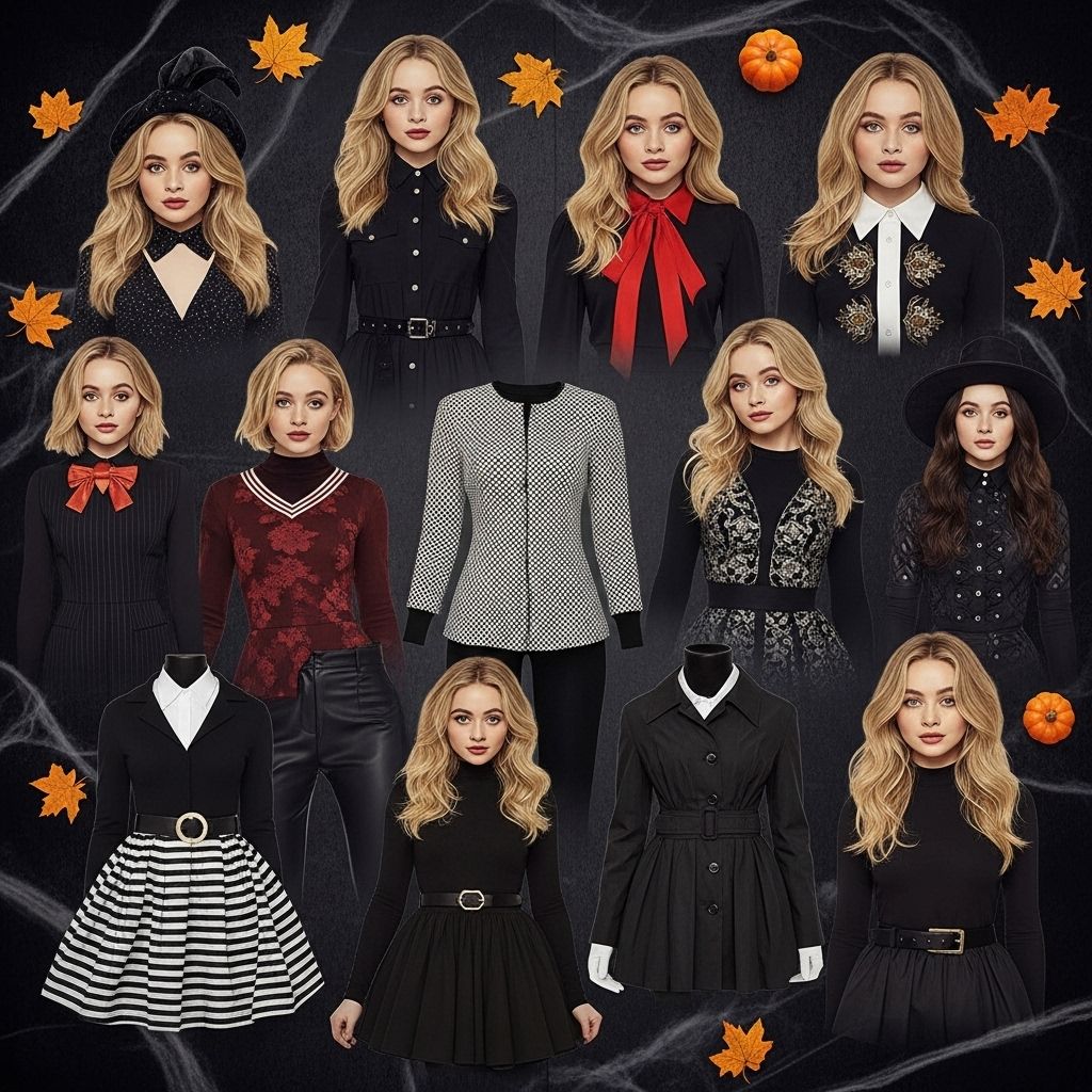 From tour-inspired looks to viral music video outfits, nail Sabrina Carpenter's signature style this Halloween with these creative costume ideas.