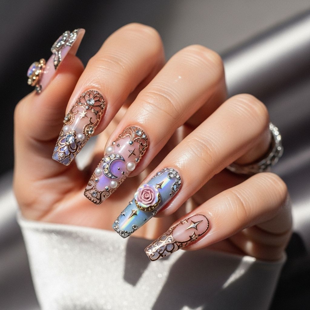 The intricate artistry and fashion-forward details behind Sabrina Carpenter’s tailor-inspired 2025 Met Gala manicure.