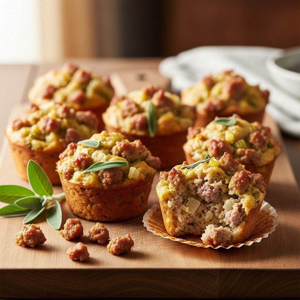 Crispy, golden pockets deliver all the savory notes of classic stuffing in every bite.
