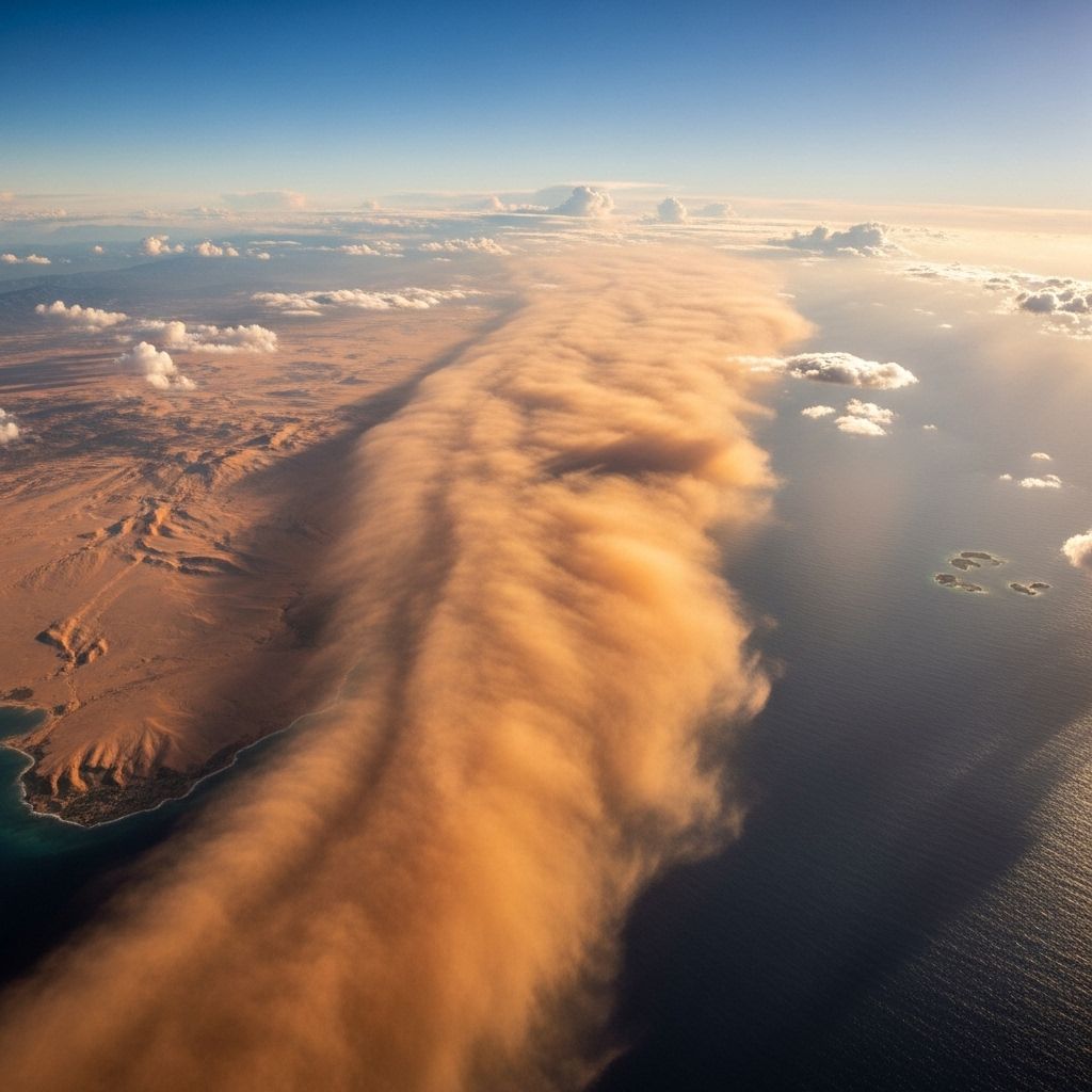 Saharan Dust Plumes: Impact, Science, and Spectacle Across the Atlantic A sweeping Saharan dust plume transforms skies, weather, and health in the Caribbean and Southern United States.