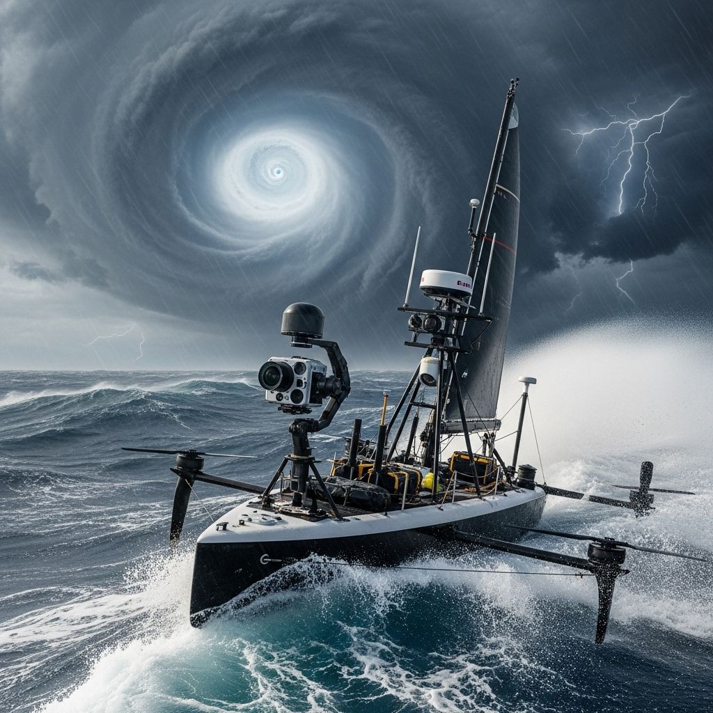 Sailing Drones Brave Hurricanes: Capturing Extreme Weather from the Eye of the Storm Sailing drones are revolutionizing hurricane research, venturing into the heart of storms to capture footage and data once deemed impossible.