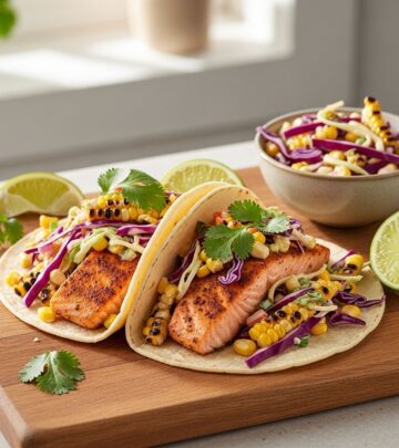A fresh twist on a classic dinner that balances smoky sweetness and zesty brightness.