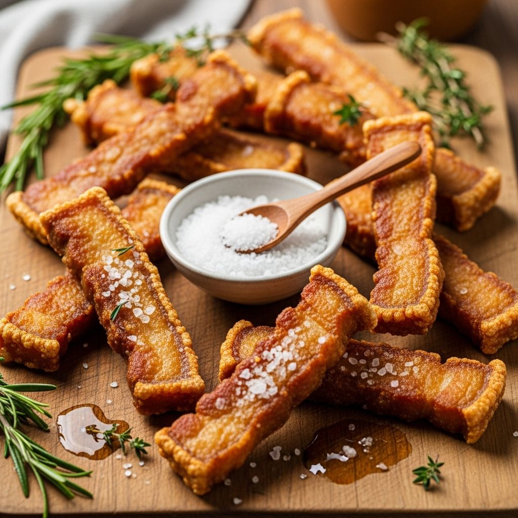 A humble salt cure and patient pan-fry yield golden morsels packed with savory depth.