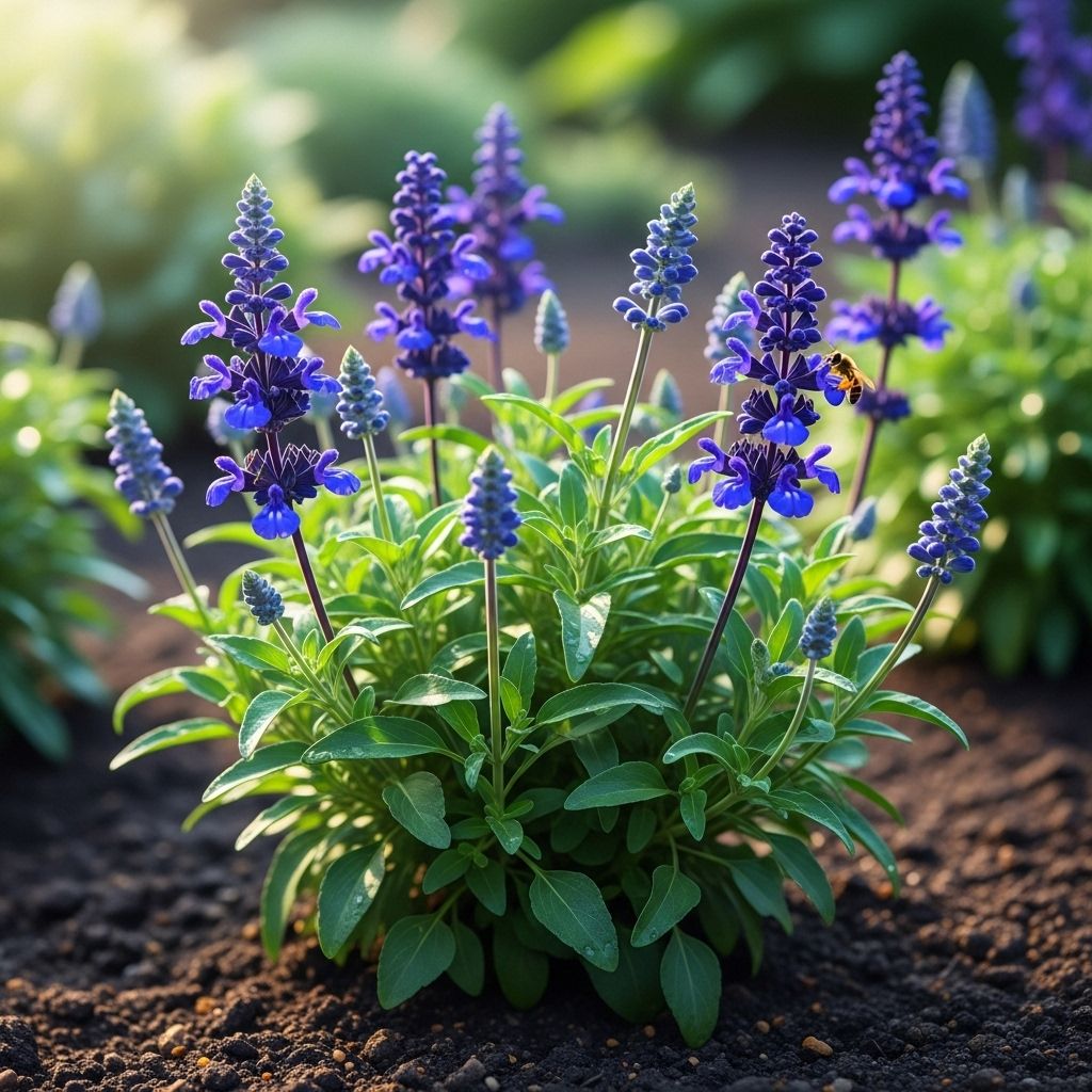 A drought-loving sage that brings late-spring to fall blooms and pollinator delight.