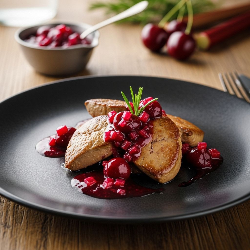 A savory-sweet pairing that transforms humble offal into a refined culinary experience.