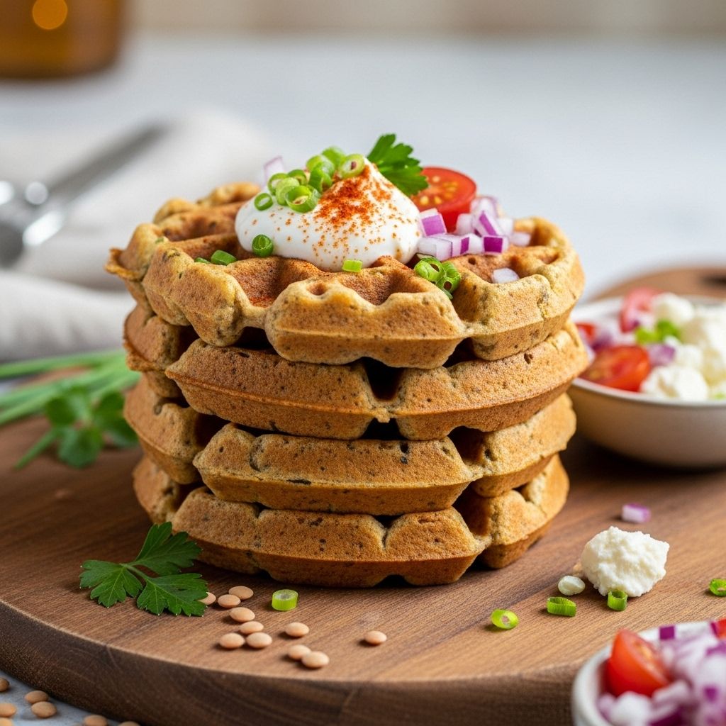 Discover how lentils reinvent the humble waffle with wholesome flavor, plant-based protein, and inspired savory toppings.
