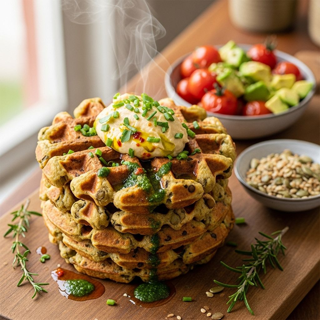 Discover how to prepare high-protein, fiber-rich savory lentil waffles—a creative, flavorful dish perfect for breakfast, lunch, or dinner.