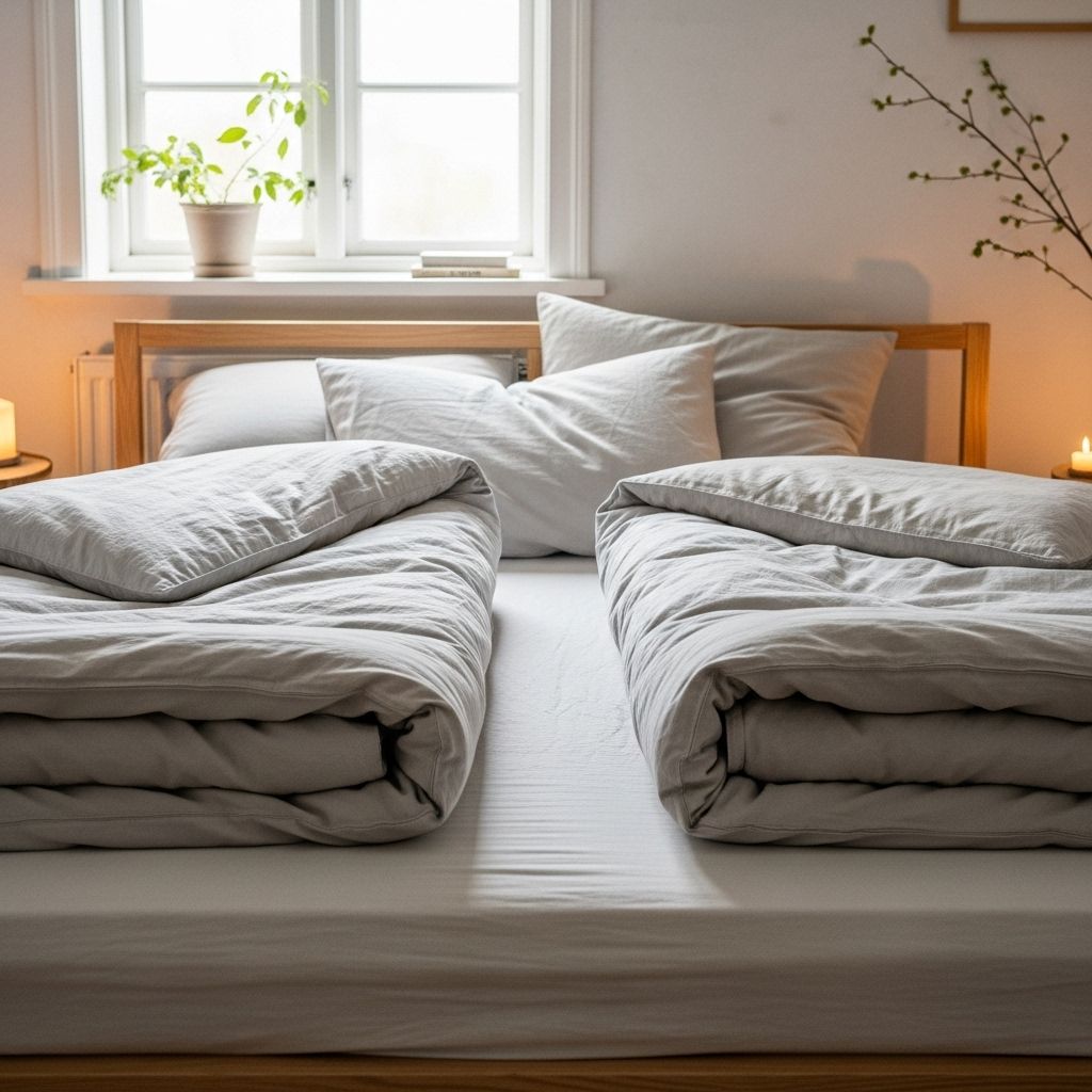 The Scandinavian Sleep Method: Revolutionizing How Couples Share a Bed Each partner can drift into undisturbed slumber wrapped in their own duvet cocoon.