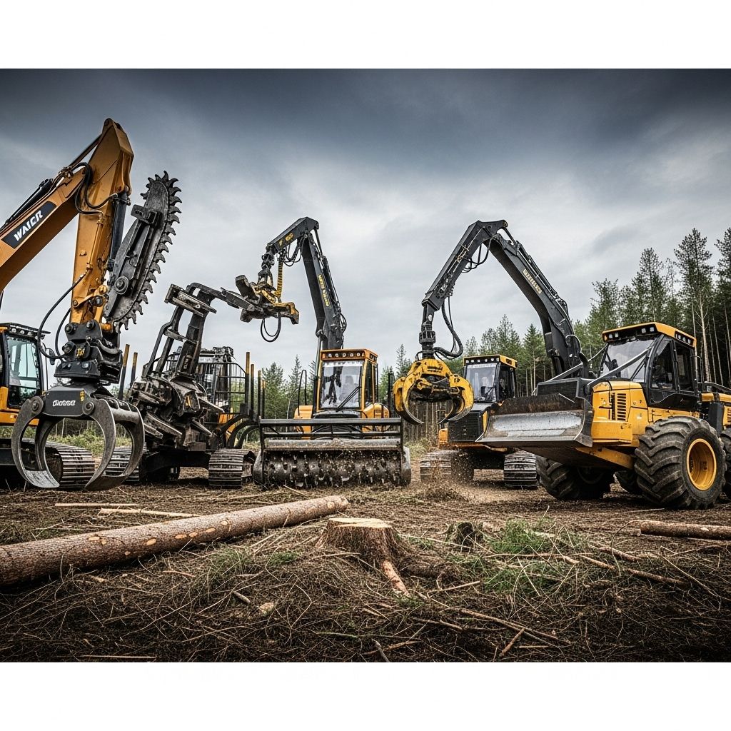 Dive into the world of powerful machines that fell forests with astonishing speed and precision, and their environmental impact.