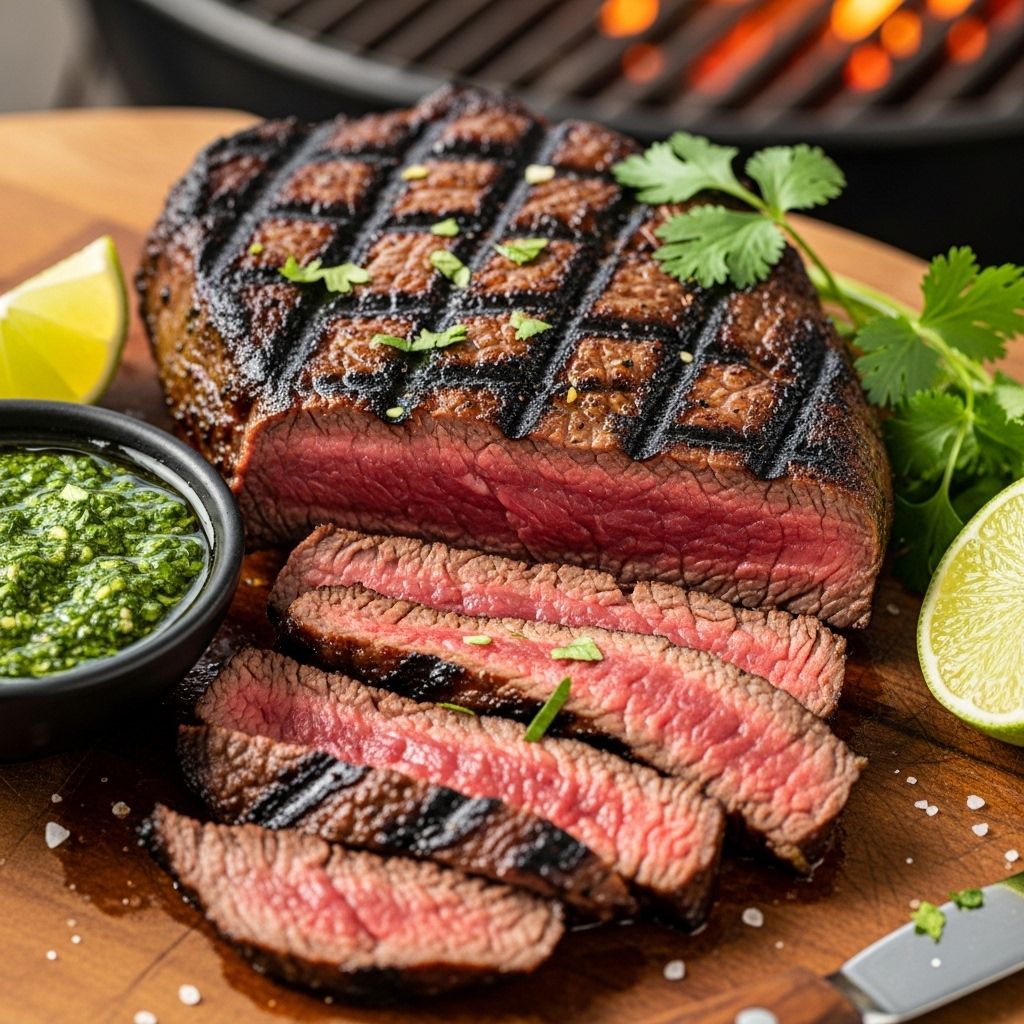 Bite into expertly cooked steak that delivers unmatched juiciness and depth of flavor.