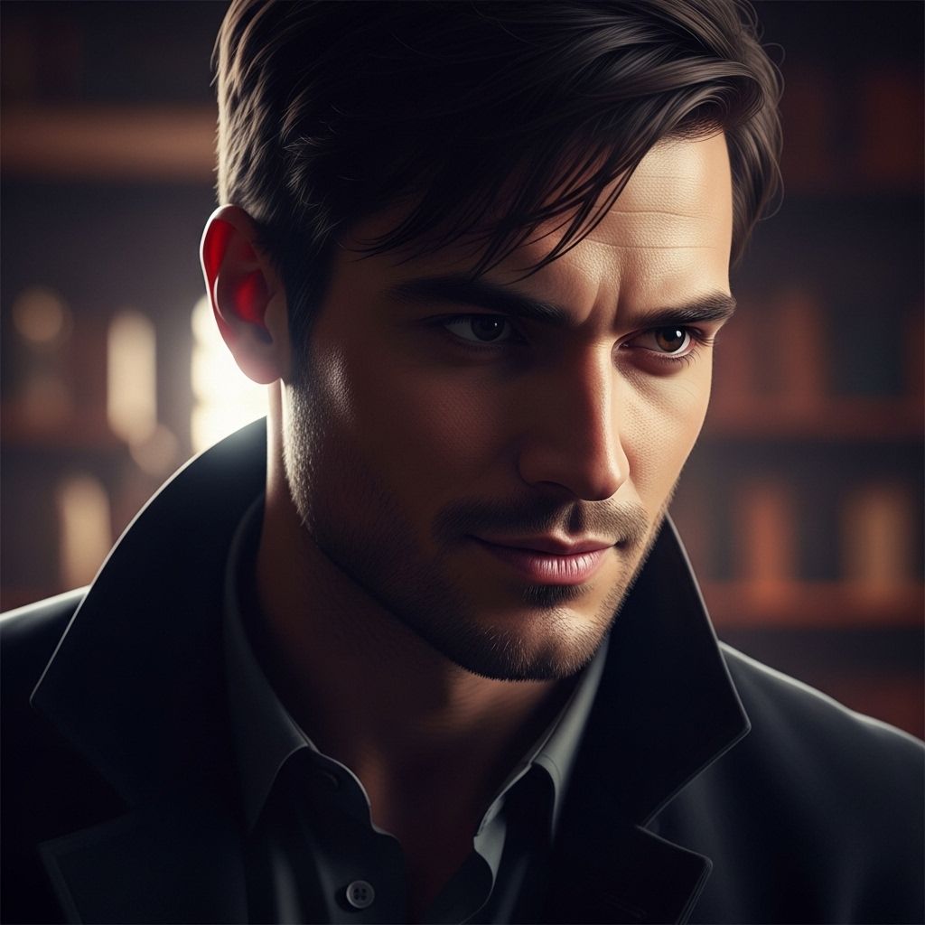 His concealed vulnerability emerges in the subtleties of his quiet devotion.