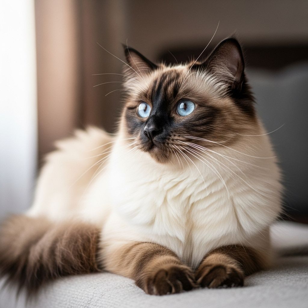 Discover the captivating world of Seal Point Ragdolls - majestic felines with distinctive markings and loving personalities