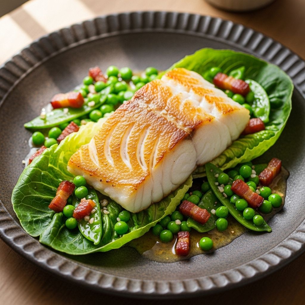 Flaky fish meets creamy greens in a light yet indulgent French classic.