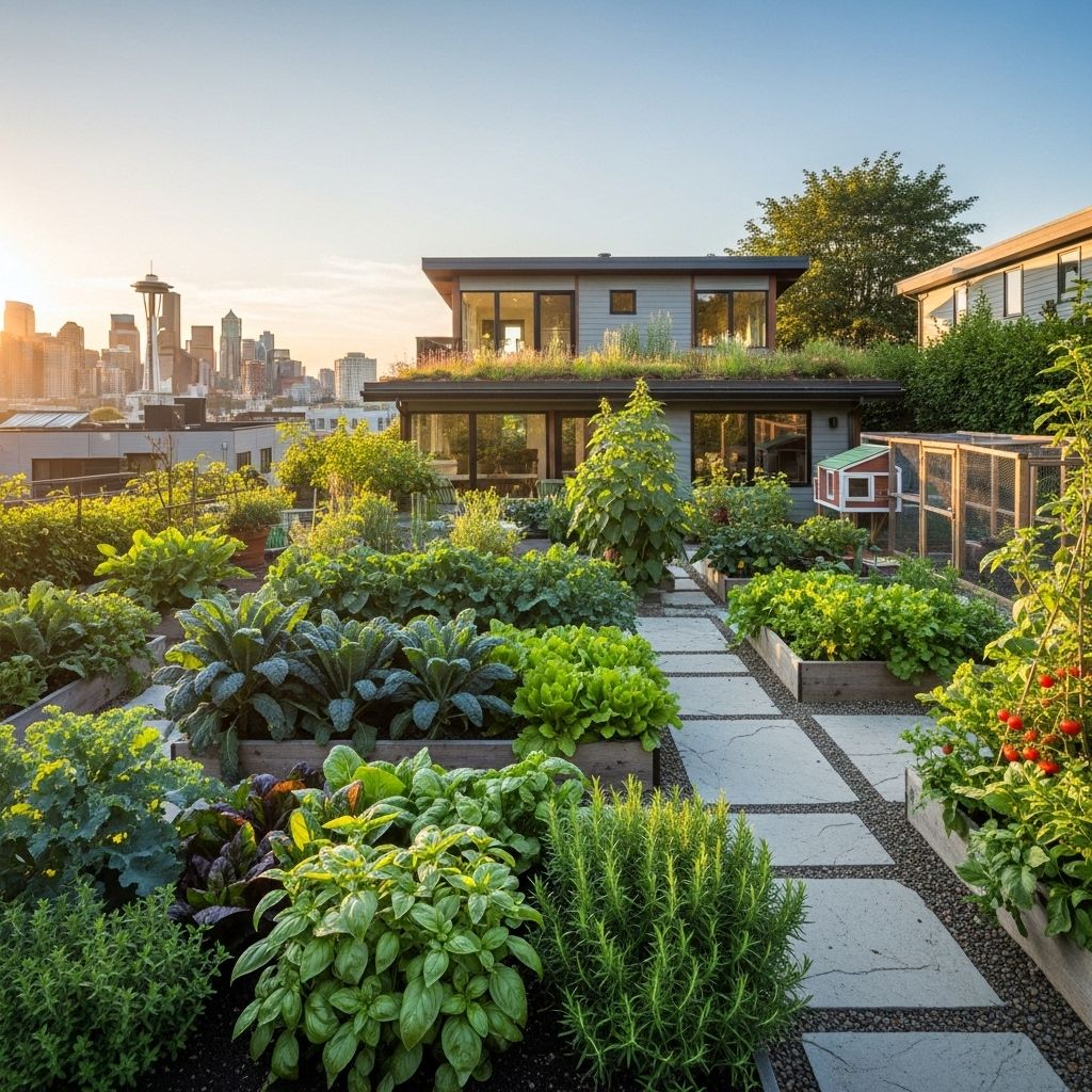 Seattle Urban Farm Company: Pioneering Edible Landscapes and Sustainable City Farming Create productive green retreats on rooftops, balconies, and backyards for city dwellers.