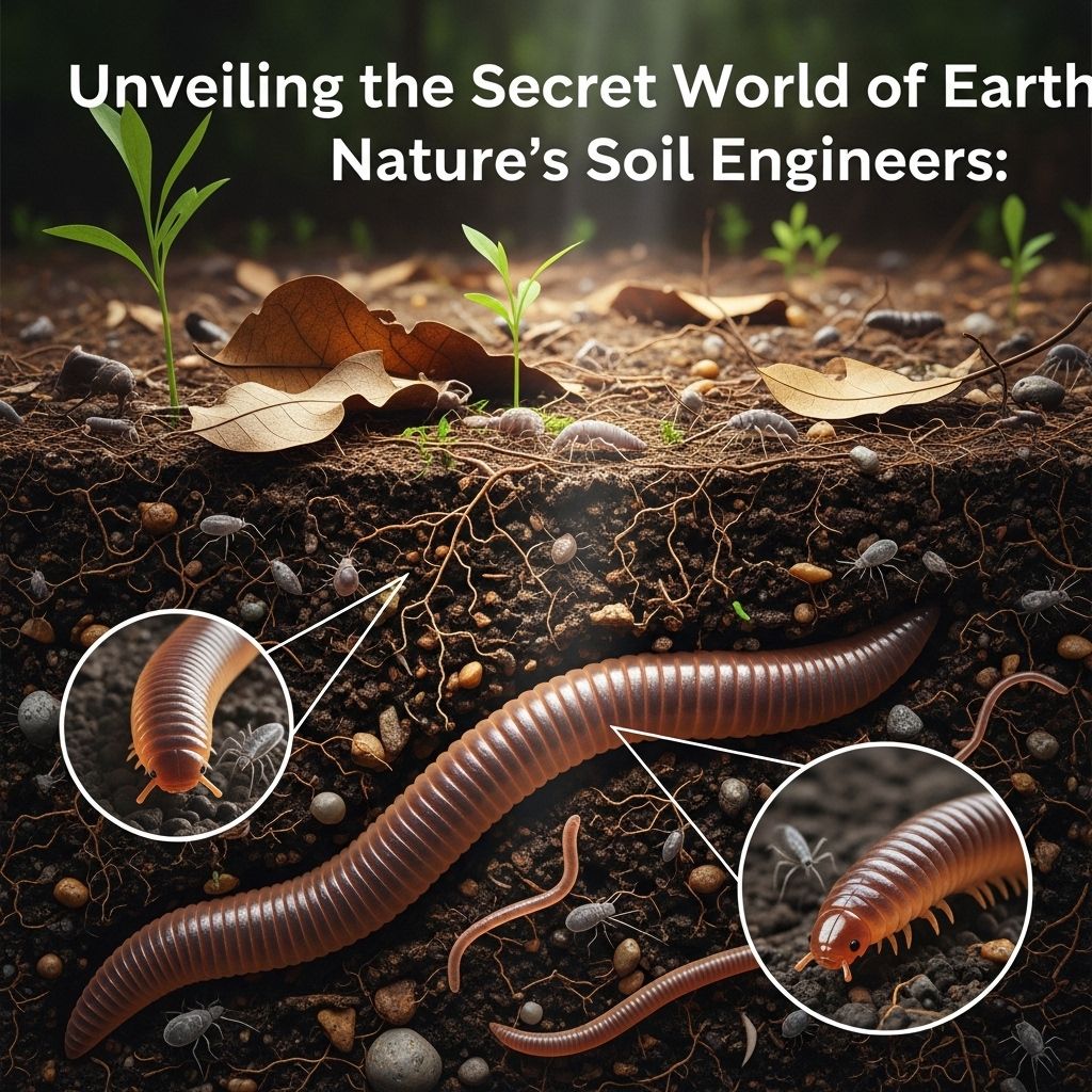 Unveiling the Secret World of Earthworms: Nature’s Soil Engineers Explore how earthworms shape soil health, boost biodiversity, and sustain ecosystems through their unseen underground work.