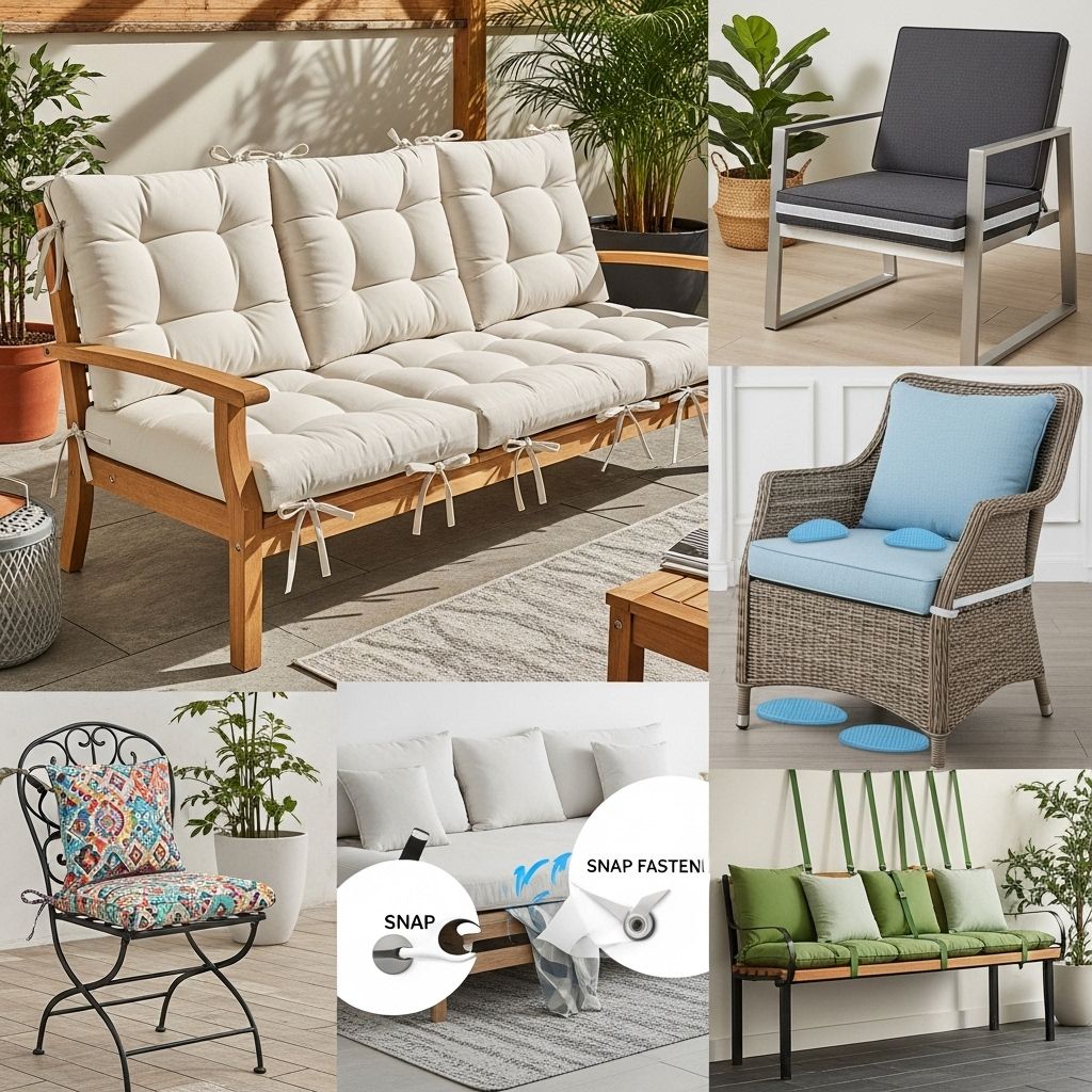 Practical fixes keep your seat pads anchored for worry-free patio relaxation.