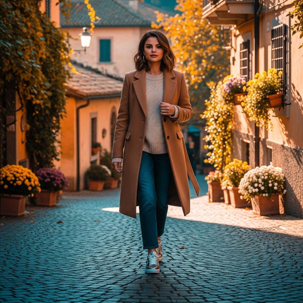 How Selena Gomez’s affordable Dolce Vita sneakers are setting the tone for autumn street style across the country.