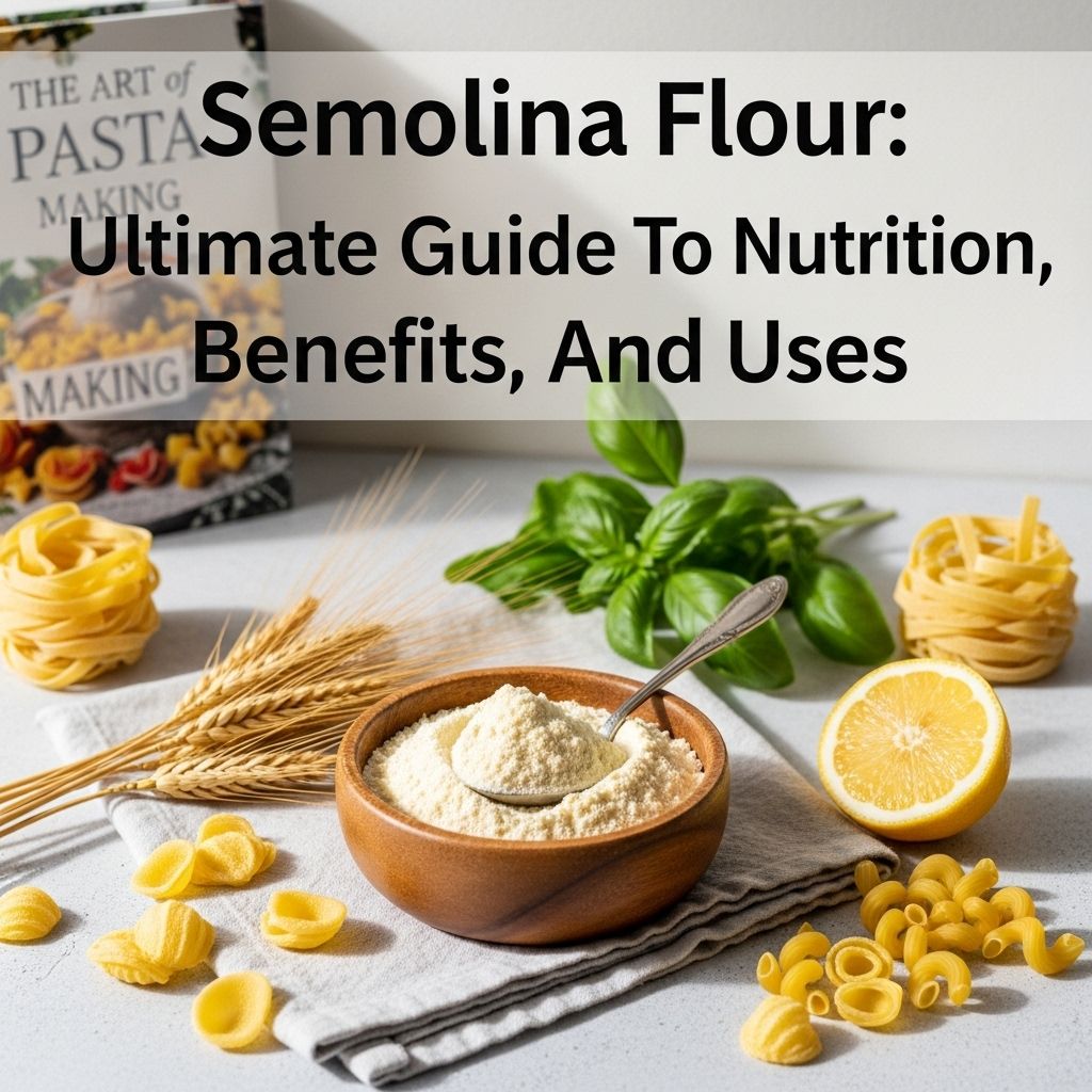 Semolina Flour: Nutrition, Health Benefits, & Uses Explained It delivers lasting energy while supporting cardiovascular and digestive wellness.