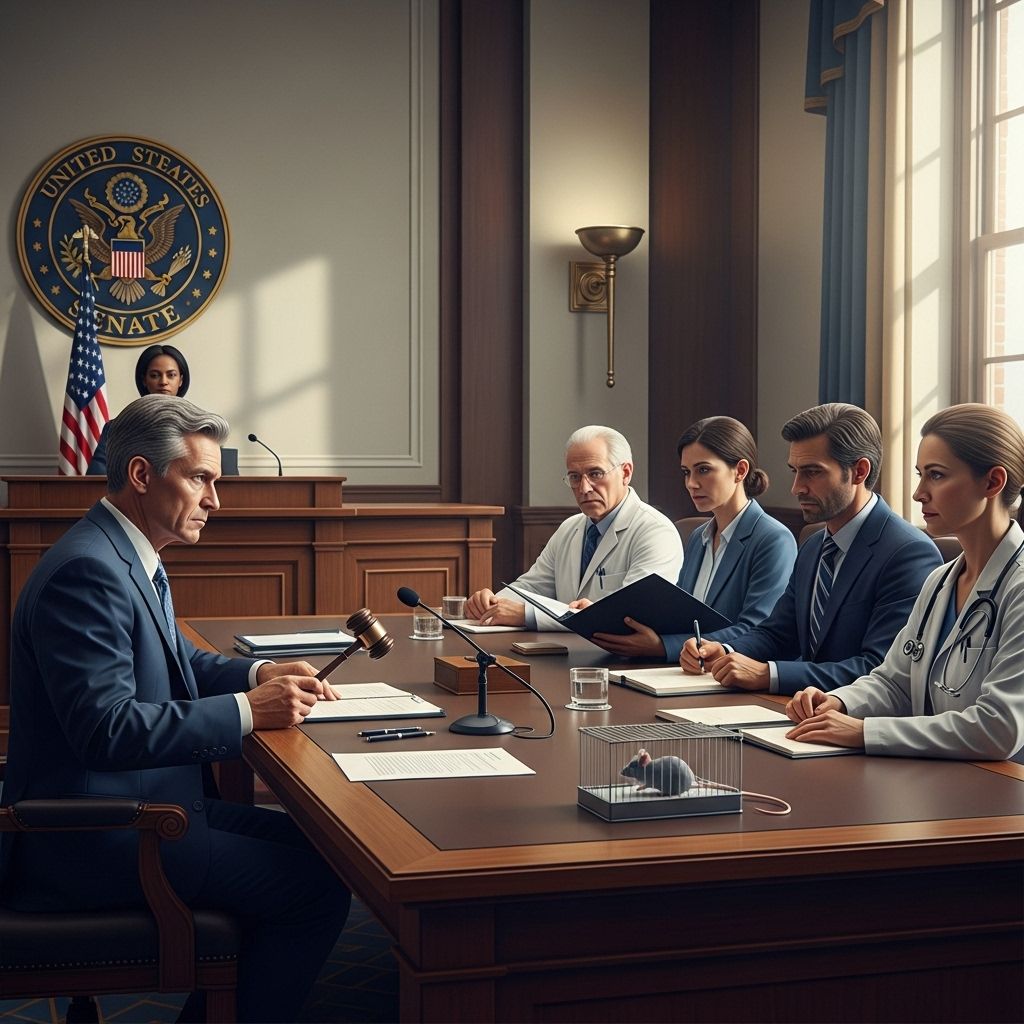Senate Scrutinizes Animal Experimentation: Policy, Ethics, and Progress Exploring the legislative debate on animal testing—balancing science, ethics, and the welfare of research animals in the US Senate.