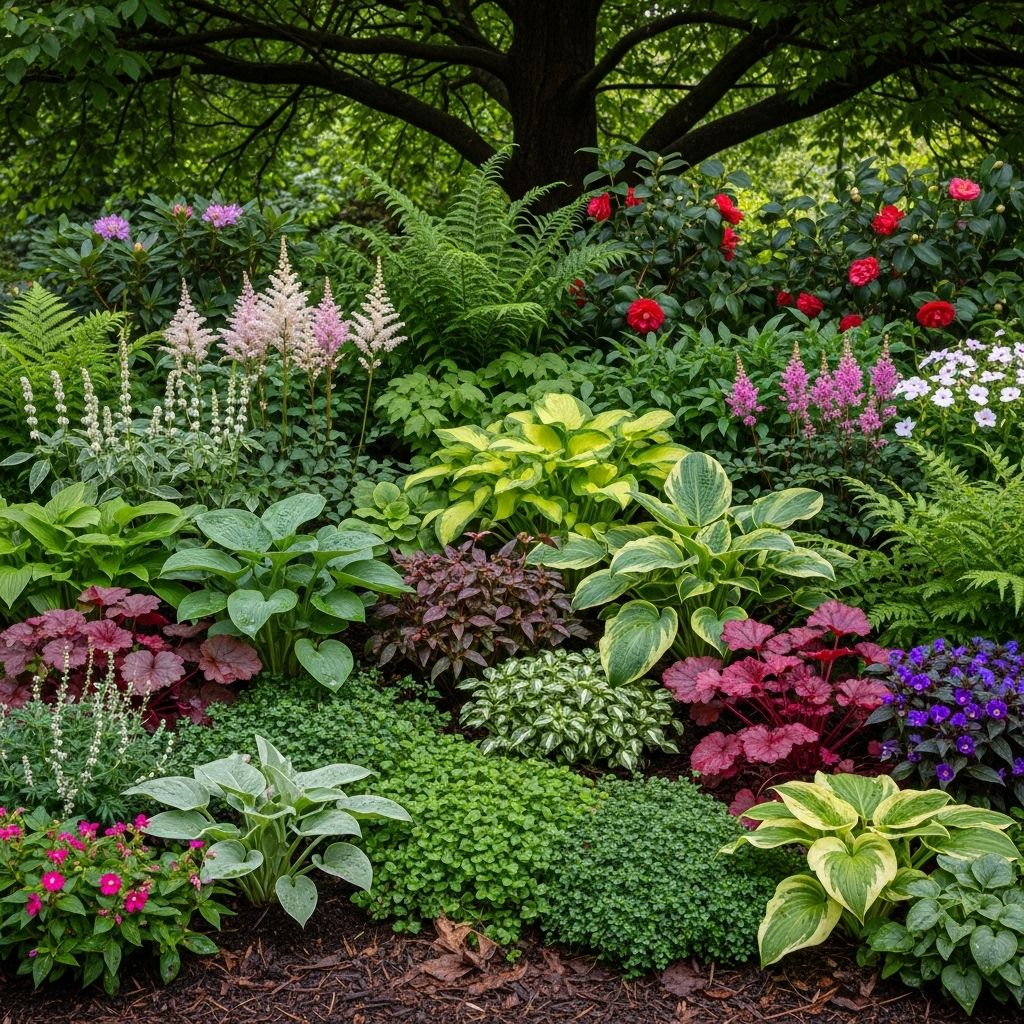 Turn lackluster spots into lush displays with easy-care varieties suited for dim spaces.