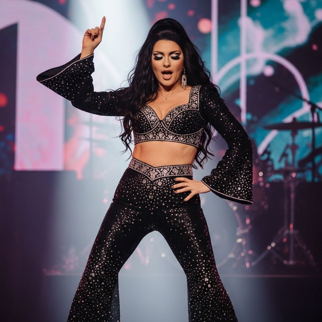 Shania Twain channels Cher for Halloween on her Queen of Me tour—fans are split over the bold look and high-energy performance.