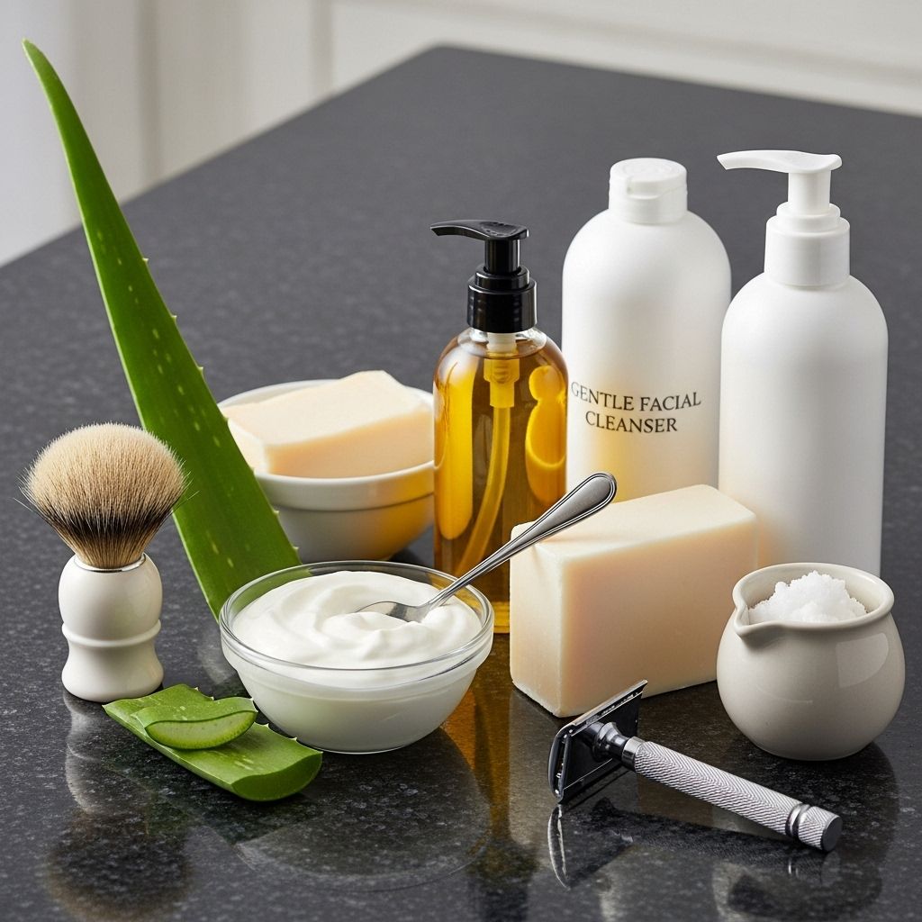 Dermatologist-approved shaving cream alternatives for a smoother, irritation-free shave using simple products you already have at home.