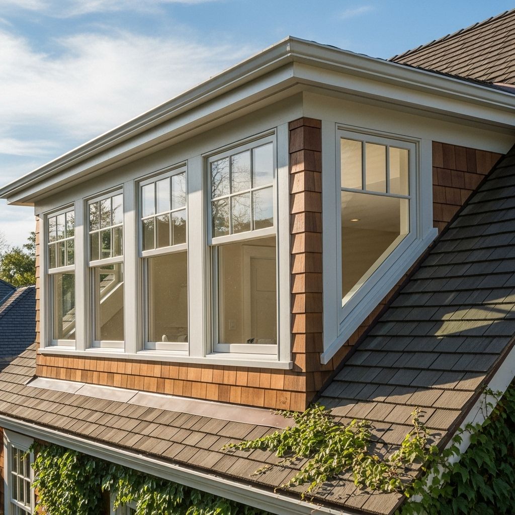 Shed Dormer Windows: Enhancing Space, Light, and Architectural Charm Upper levels gain generous headroom and sunshine with this streamlined roof extension.