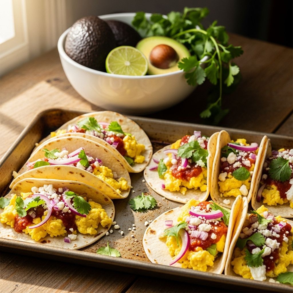 Sheet Pan Egg Tacos: A Brilliant, Effortless Brunch Favorite Discover how sheet pan egg tacos bring together versatility, vibrant flavors, and simplicity for the ultimate breakfast or brunch experience.