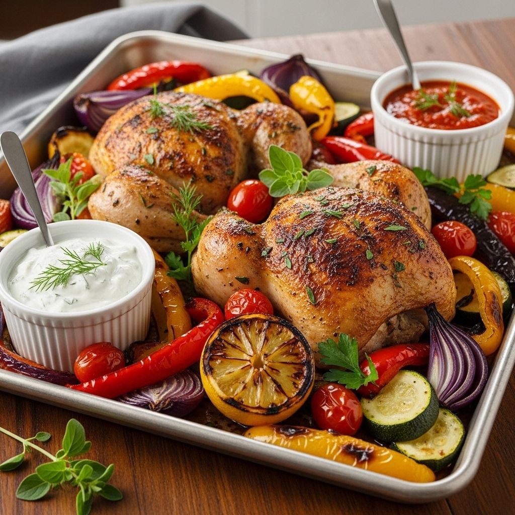 Savor lemon-kissed poultry and caramelized vegetables in a fuss-free meal.