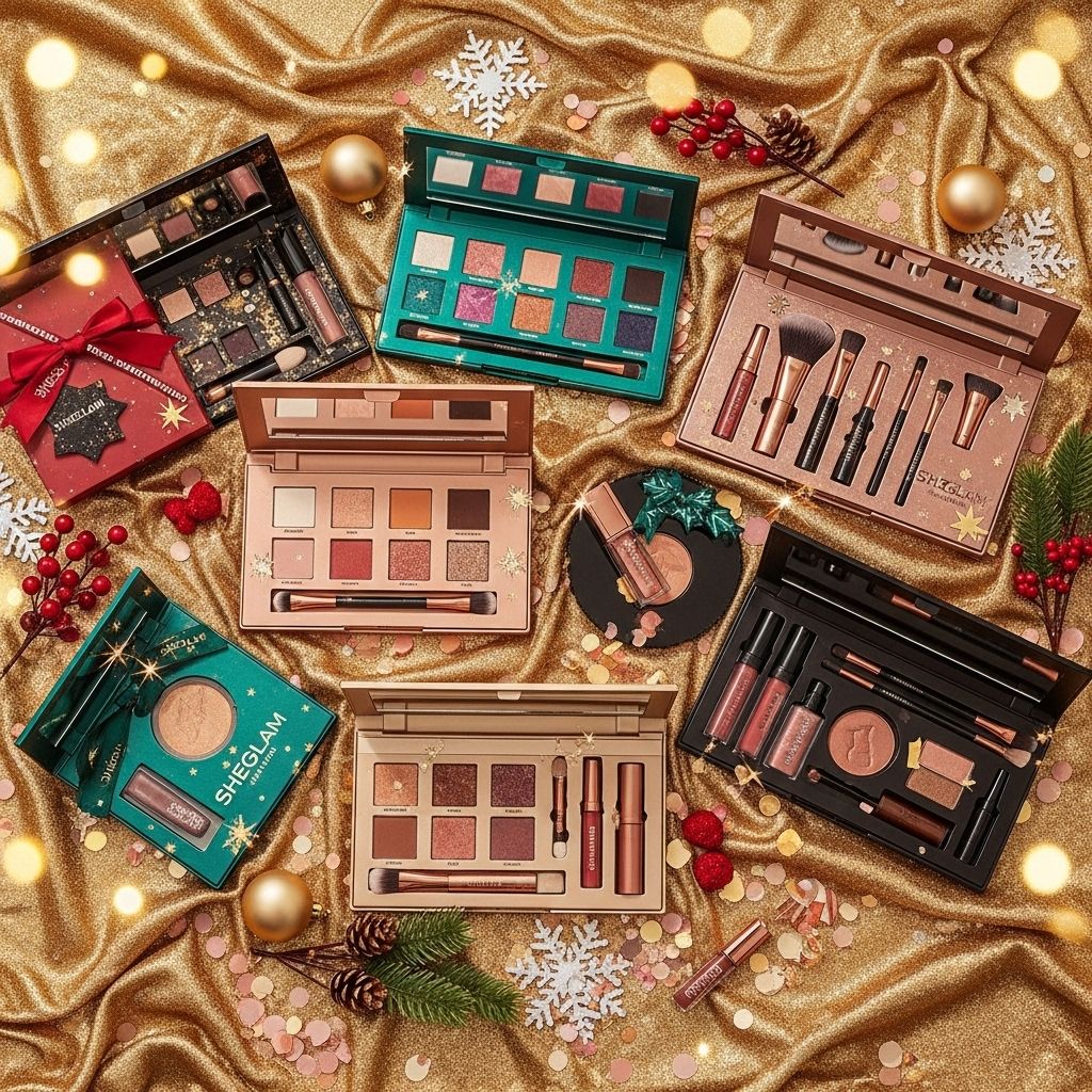 Give the gift of endless glam with SHEGLAM holiday makeup sets that blend, glow, and sparkle all season long.