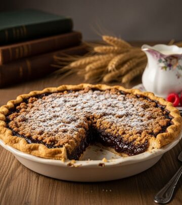 Sticky molasses filling and crumb topping evoke warm, nostalgic flavors in every bite.
