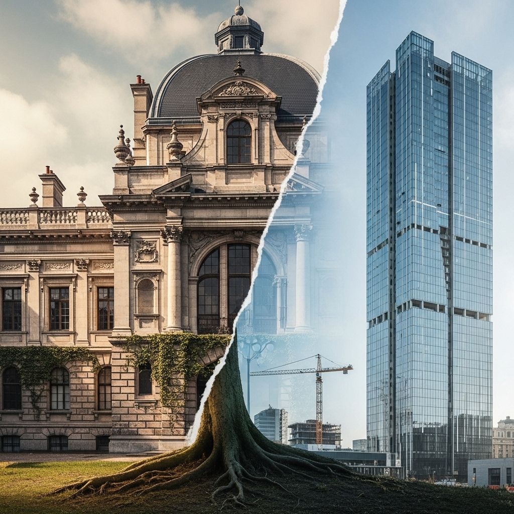 Examining why not every old building can or should be preserved, and what we gain—or lose—when we debate their future.