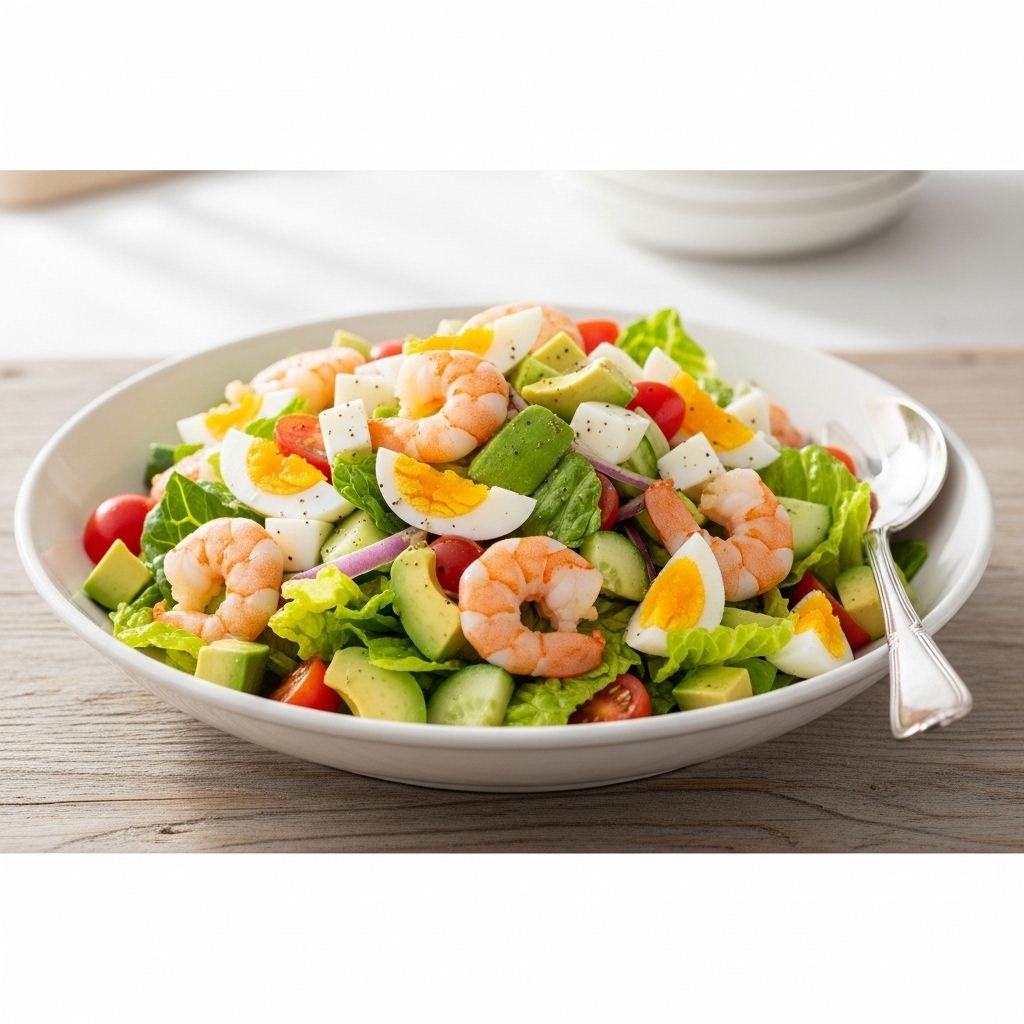 Creamy richness and zesty lime dressing deliver a refreshing, nutritious low-carb option.