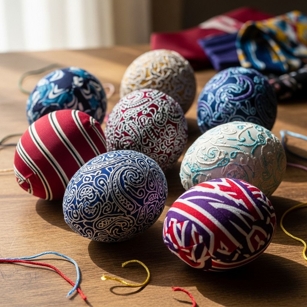 Vintage ties become vibrant keepsakes that brighten spring celebrations.