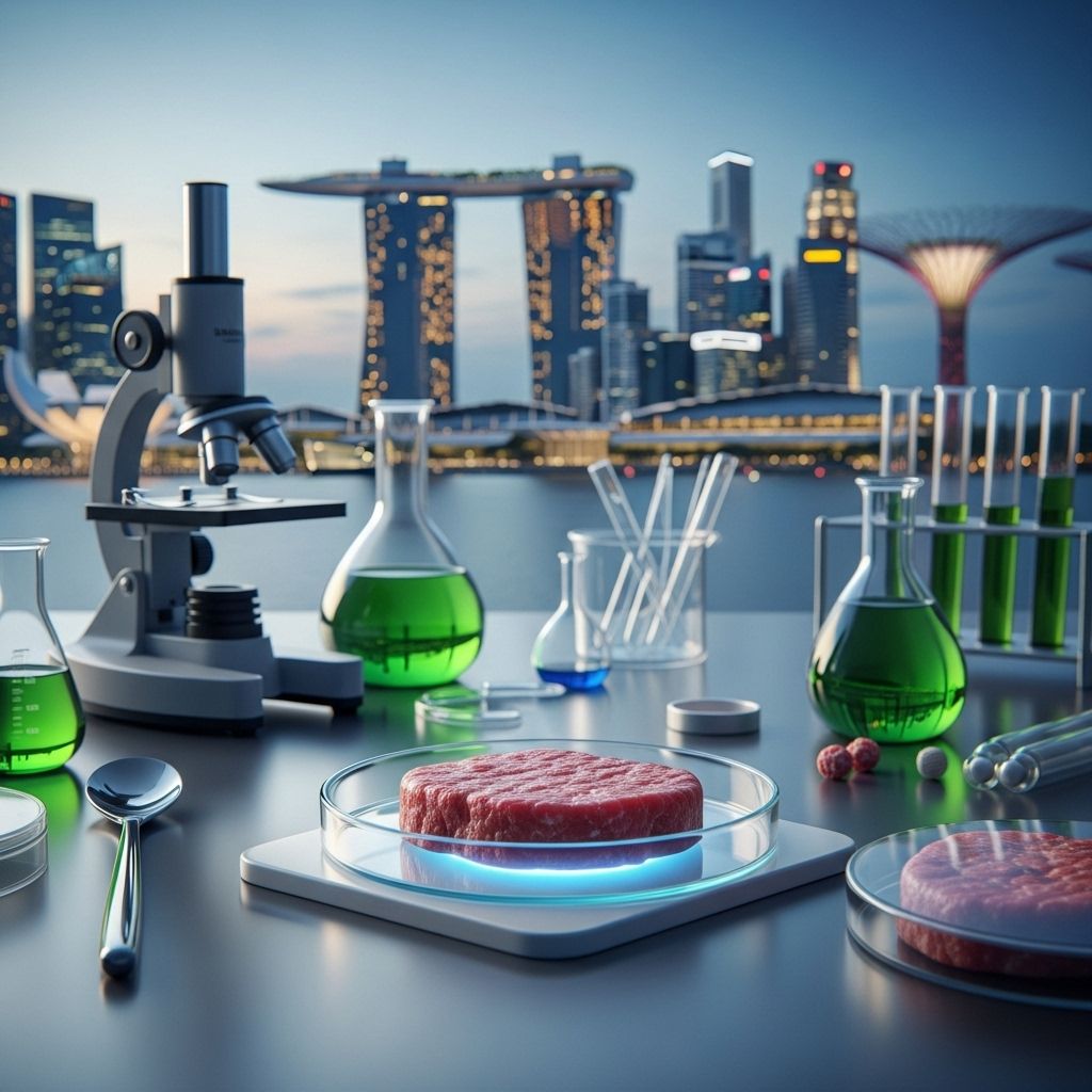 Singapore’s Approval of Lab-Grown Meat: A Revolution in Food Innovation Singapore leads the world as the first country to approve lab-grown meat for sale, setting a global benchmark for sustainable, ethical food innovation.