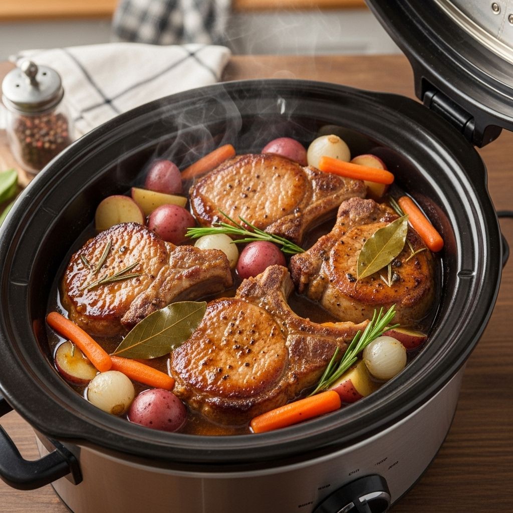 Rich onion gravy and fresh thyme meld for a hassle-free, flavor-packed meal.