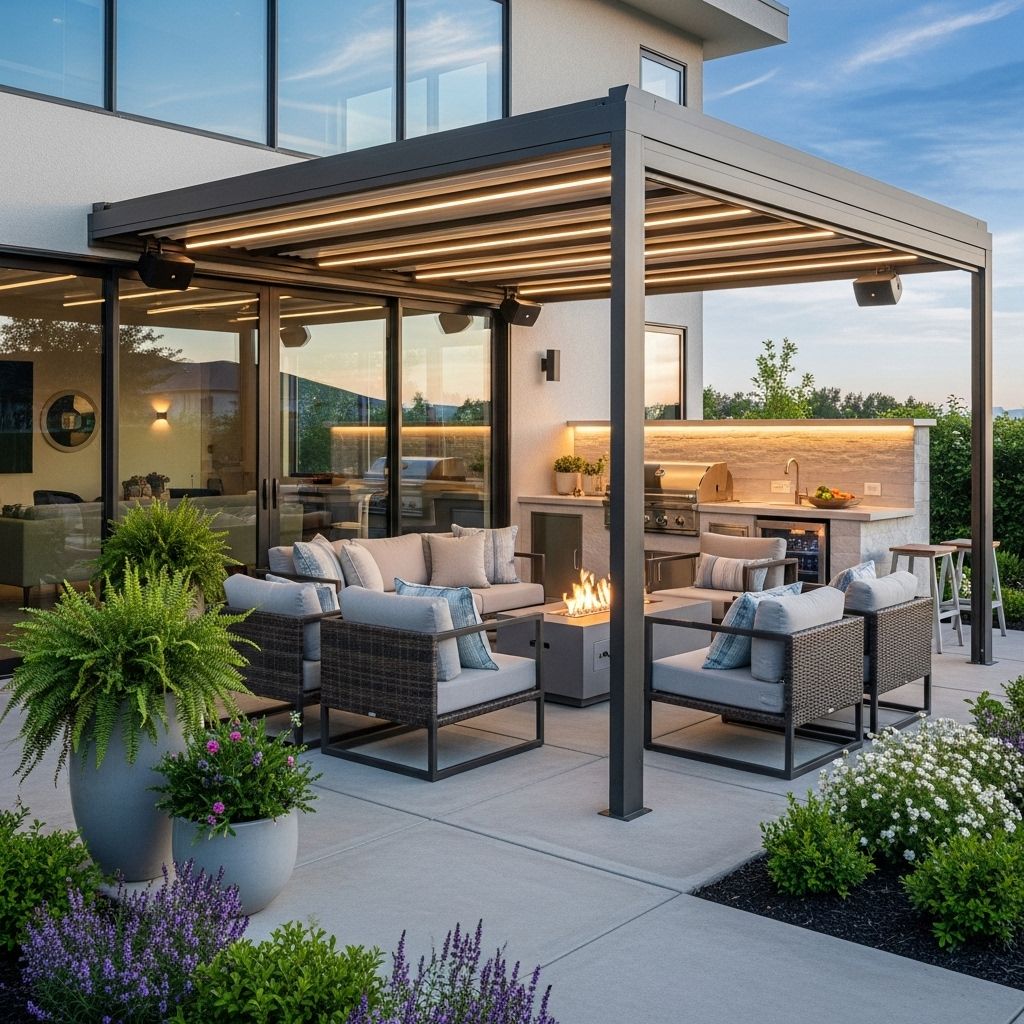Cozy seating, mood lighting, and lush plants combine to create a welcoming haven.