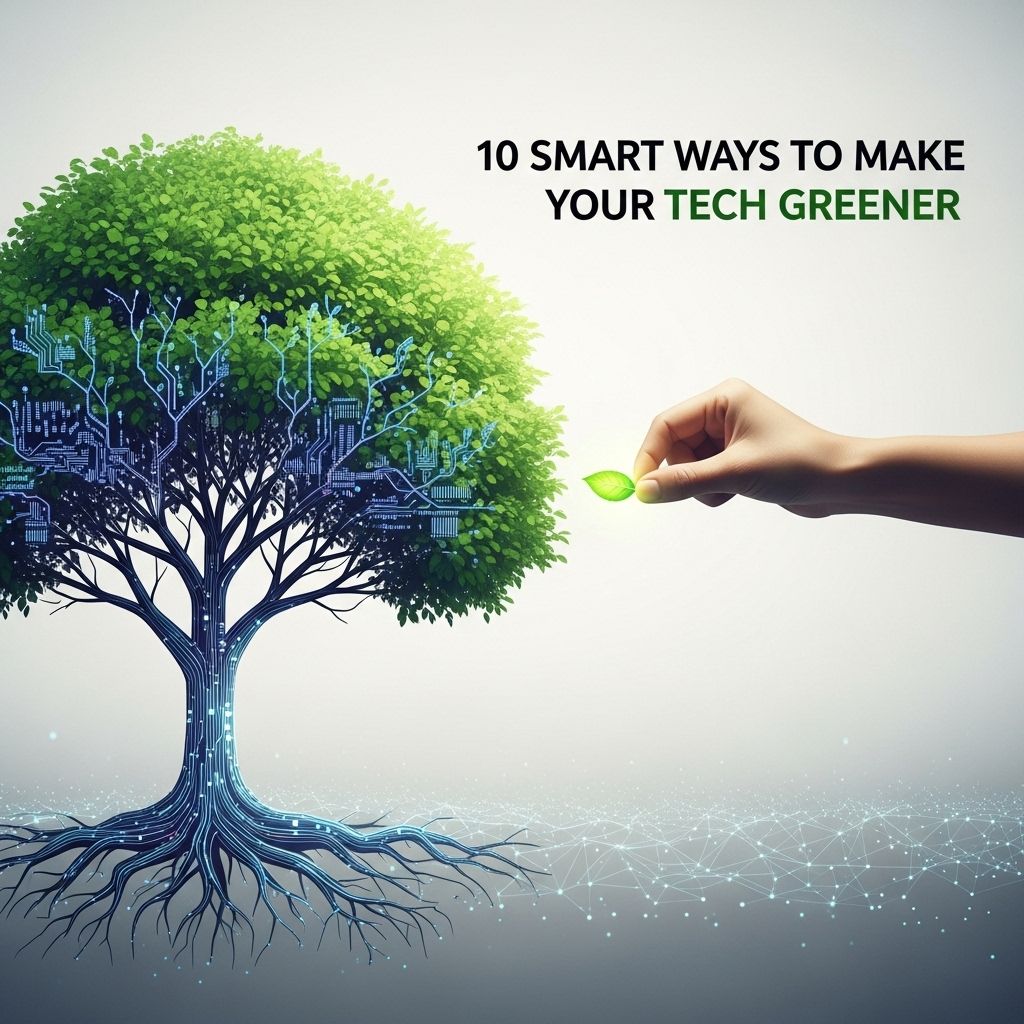 10 Smart Ways to Make Your Tech Greener Simple, actionable strategies for reducing the environmental footprint of your digital life and devices.