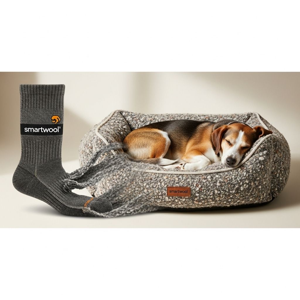 How Smartwool is tackling textile waste with circular innovation, turning old socks into sustainable dog beds and beyond.