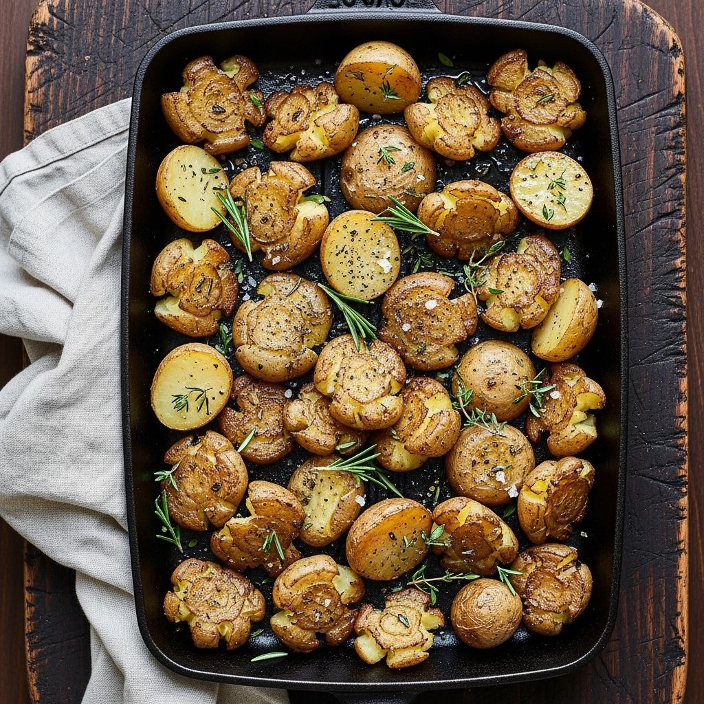 An expertly crafted recipe transforming humble sunchokes and potatoes into a crispy, golden side dish with prebiotic benefits and irresistible flavor.