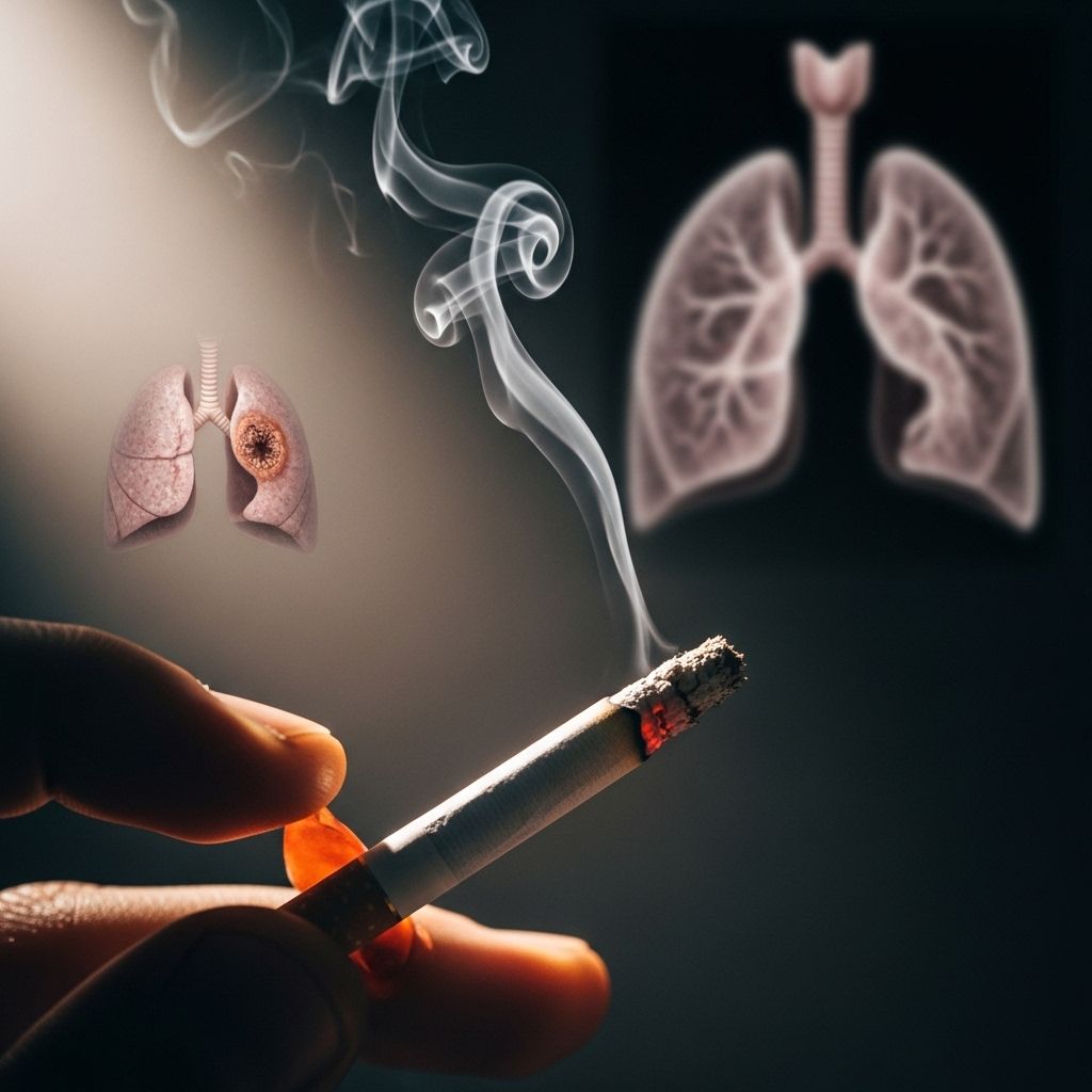 Learn how smoking dramatically raises your lung cancer risk, how secondhand smoke and e-cigarettes factor in, and why quitting matters at any age.