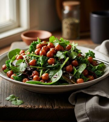 Elevate weeknight meals with this simple, smoky glazed chickpeas and greens dish—packed with flavor, protein, and leafy nutrition.