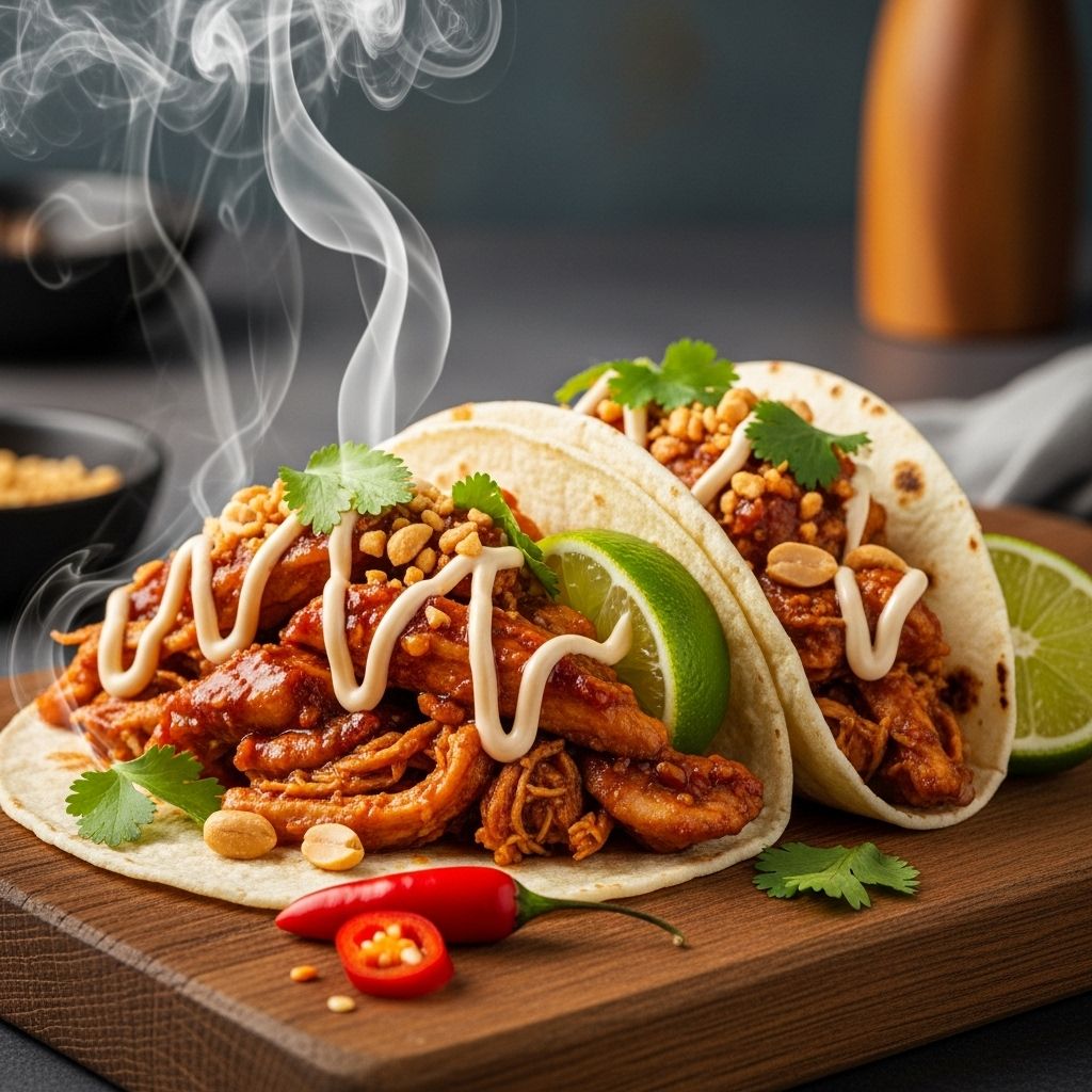 Smoky Peanut Butter Chicken Tacos: A Bold Fusion Recipe Discover smoky peanut butter chicken tacos—a creative, satisfying spin on weeknight tacos with bold flavors, nutrition, and easy prep.