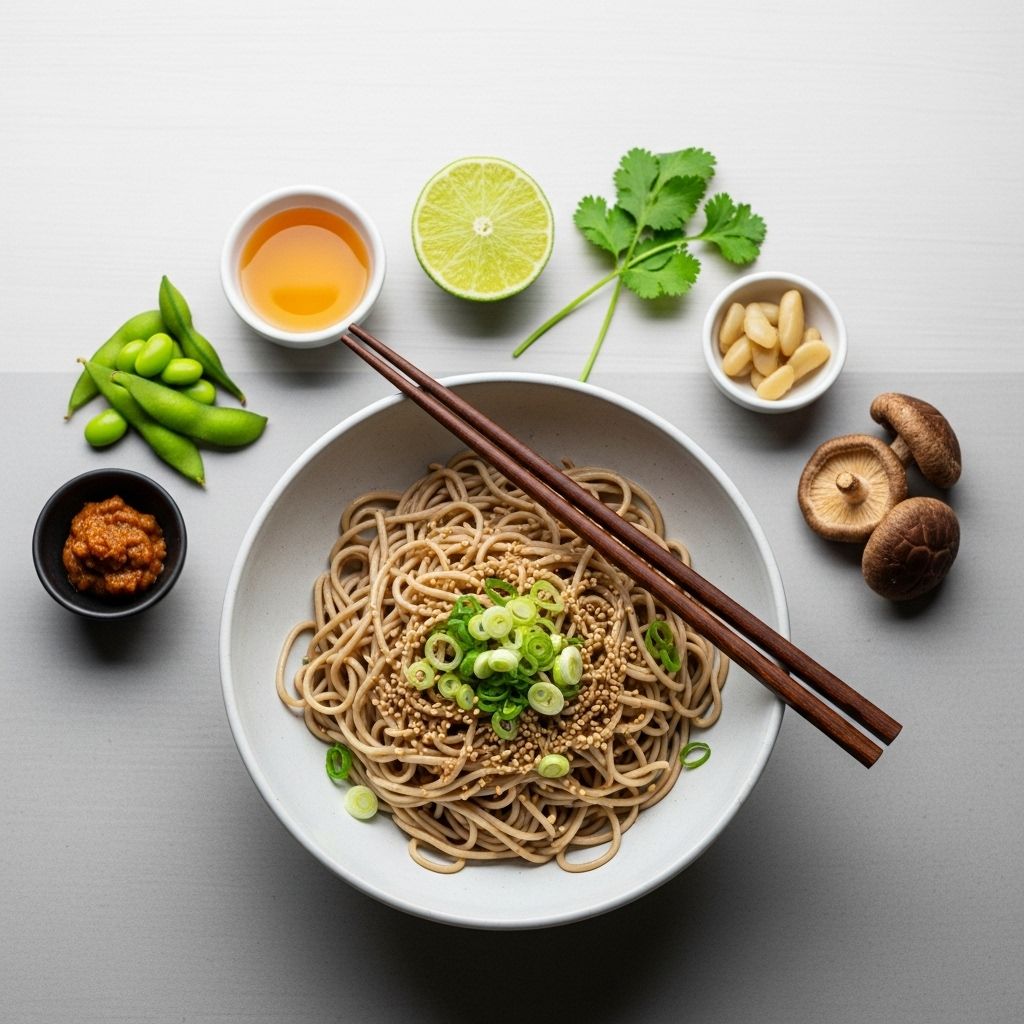 Buckwheat noodles bring protein, gut-friendly fiber, and vibrant taste to every meal.