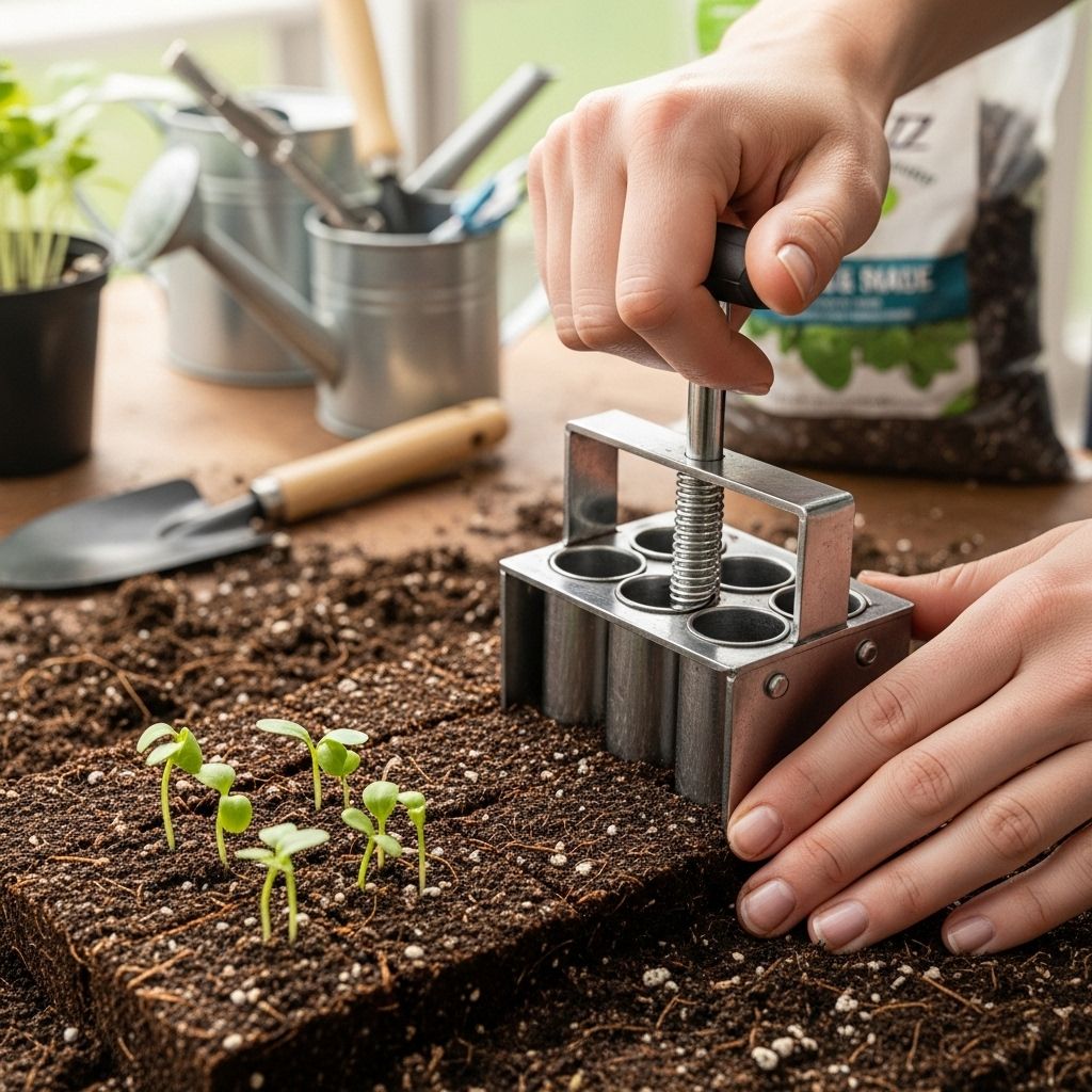 Eco-friendly seed cubes foster stronger roots without single-use plastic waste.