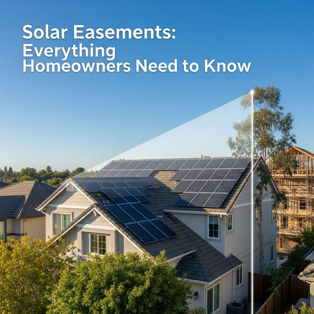 Solar Easements: Everything Homeowners Need to Know Protect your investment and sunlight—discover how solar easements safeguard solar access for your property.