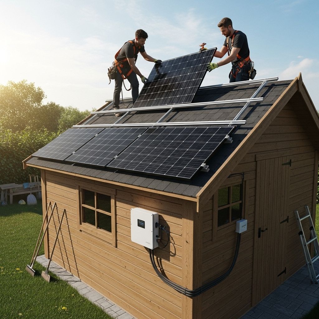 A Comprehensive Guide to Installing Solar Panels for Your Shed Unlock energy independence and eco-friendly convenience by powering your backyard shed with solar panels.
