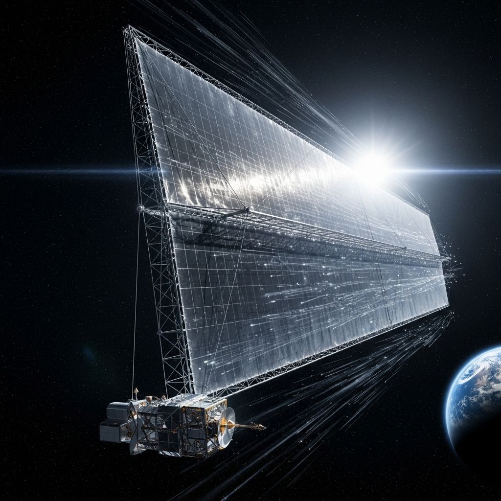Explore how solar sailing revolutionizes space travel and impacts Earth's environment by leveraging the power of sunlight for propulsion.