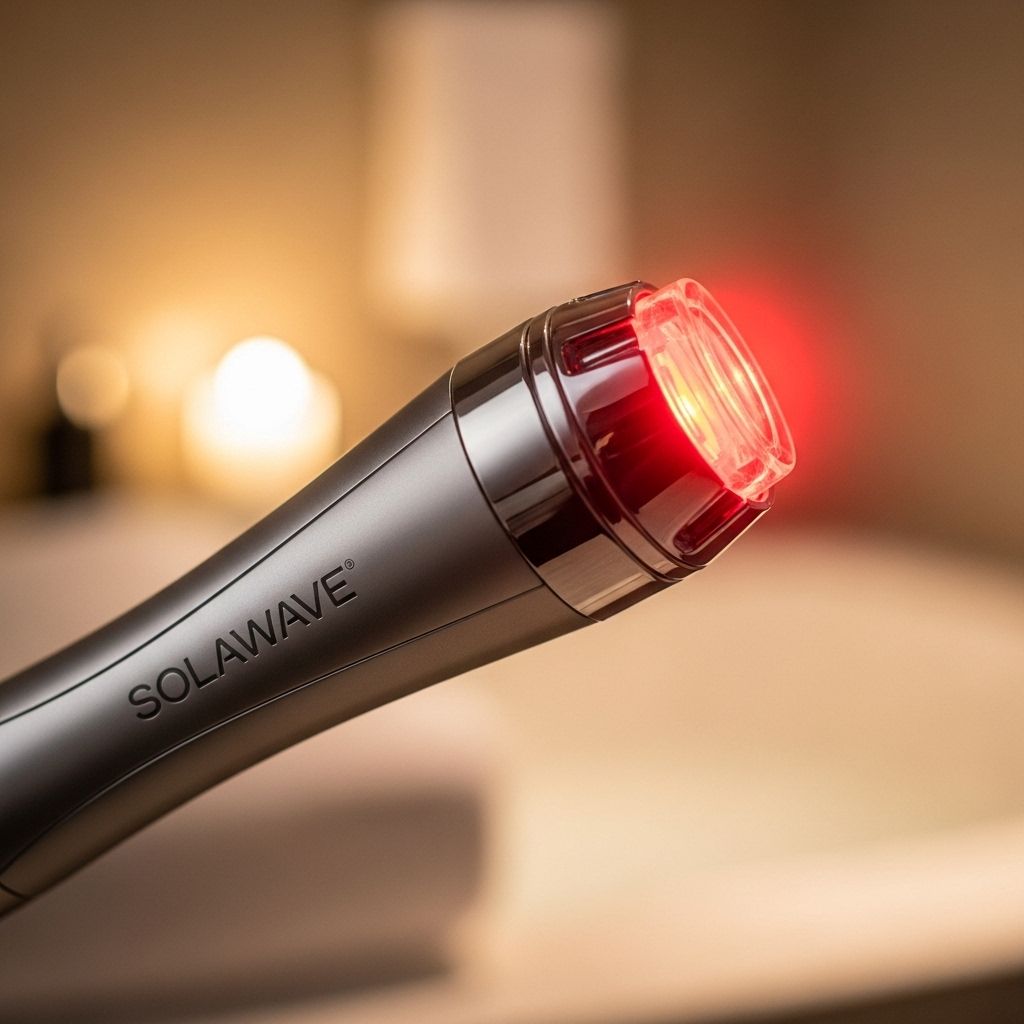 Unlock glowing, youthful skin with Solawave’s red light therapy wand—your at-home solution for targeted skin rejuvenation.
