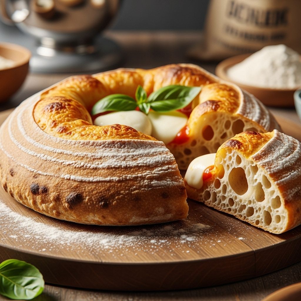 Achieve pizzeria-quality flavor through natural fermentation and expert dough handling.